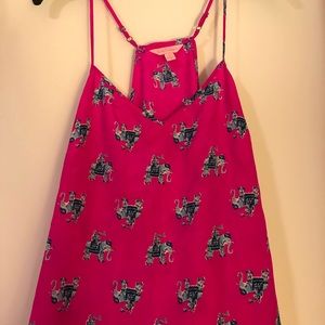 Lilly Pulitzer silk tank top, size M